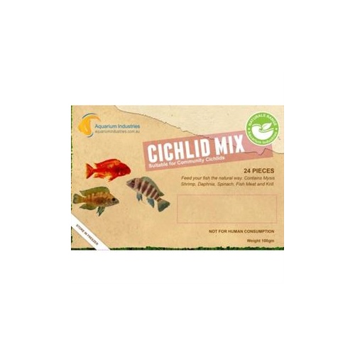 Frozen Cichlid Mix in Blister Pack 100g Fish Food