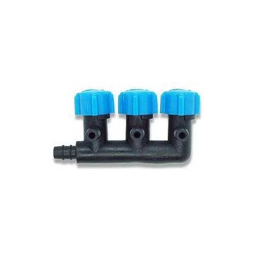 Pisces Airline 3 Way Gang Valve