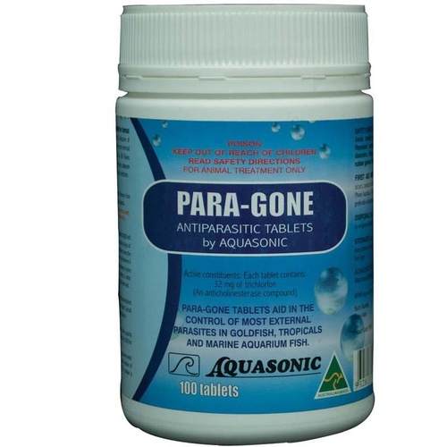 Aquasonic Para-Gone Parasite Treatment Tablets 100