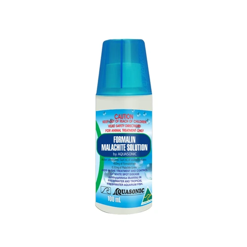 Aquasonic Formalin/Malachite Solution 100mL – White Spot Treatment