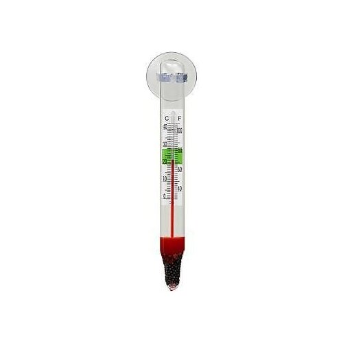 BioPro Aquarium Glass Thermometer with suction Cap