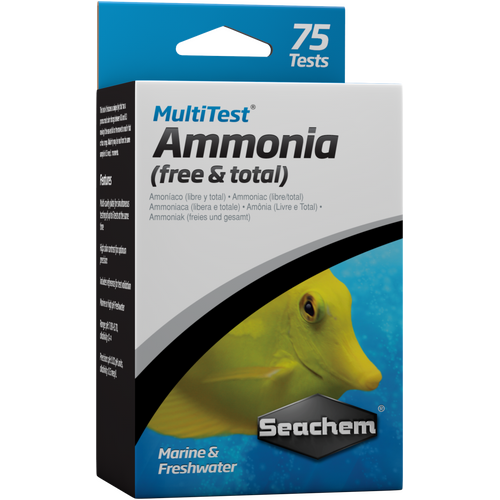 Seachem MultiTest: Ammonia 75 Tests