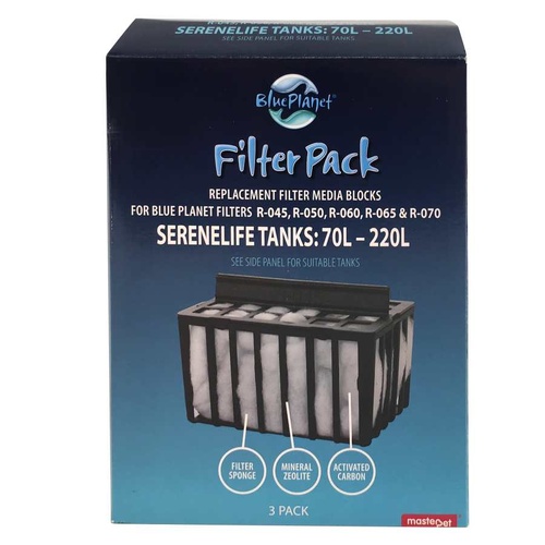 Blue Planet Filter 3 Pack 70L/220L