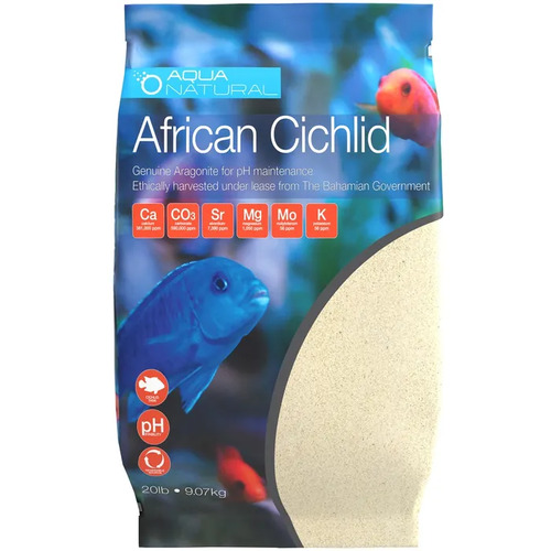Premium Cichlid Aragonite Aqua Natural 4.5Kg Cichlid Sand